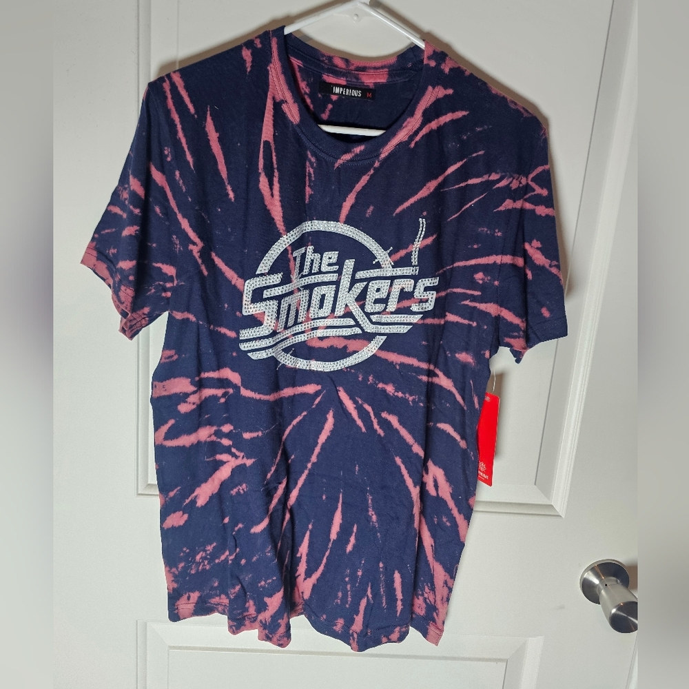 The Smokers Band Tee | Tie Dye Graphic T-Shirt | Imperious | Size M | NWT